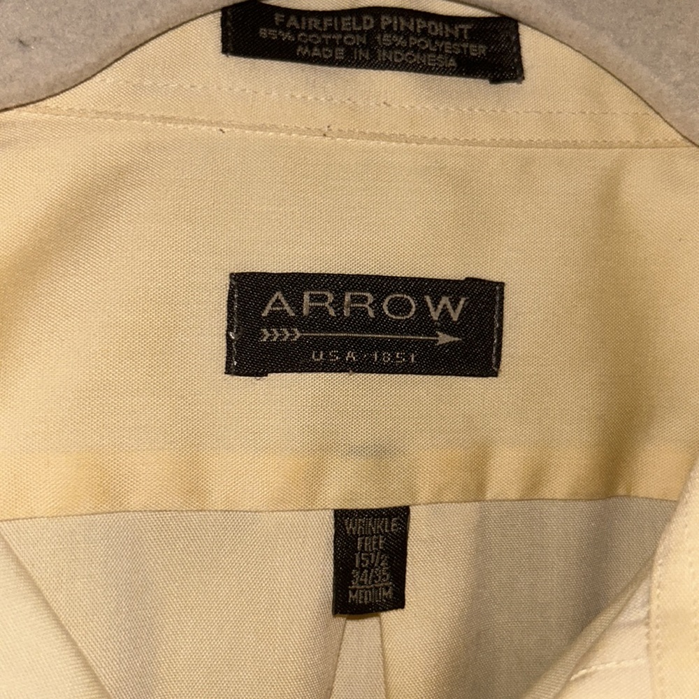 Arrow Brown and Yellow Dress shirts - Picture 4 of 4